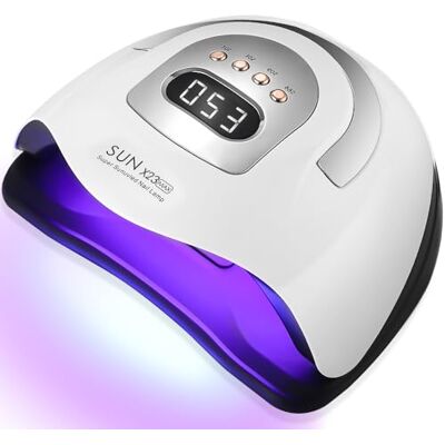 UIHOL Lampe UV LED pour ongles en gel 380 W 81 LED Lampe à ongles professionnelle rapide avec 4 minuteries Affichage LCD et capteur intelligent UIHOL Lampe UV LED pour ongles en gel 380 W 81 LED Lampe à ongles professionnelle rapide avec 4 minuteries Affichage LCD et capteur intelligent