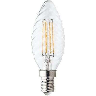 Velamp Ampoule à filament LED, Windblast C35, 4 W/470 lm, culot E14, 4 000 K Velamp Ampoule à filament LED, Windblast C35, 4 W/470 lm, culot E14, 4 000 K