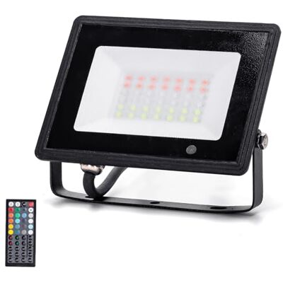 Blendend Projecteur LED RGB Die-Cast Noir 30 W Blendend Projecteur LED RGB Die-Cast Noir 30 W