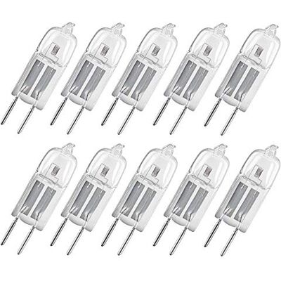OSRAM Lot de 10 ampoules halogènes halogènes G4, variateur d'intensité Halo Star Superstar EEK C, 12 V, 10 W, 140 lumens, blanc chaud 2800 K OSRAM Lot de 10 ampoules halogènes halogènes G4, variateur d'intensité Halo Star Superstar EEK C, 12 V, 10 W, 140 lumens, blanc chaud 2800 K