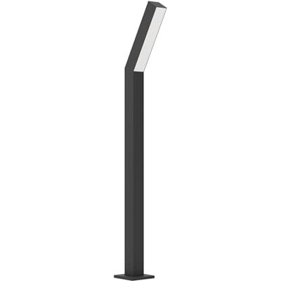 EGLO Lampadaire extérieur LED Ugento, lampe de chemin, luminaire d'extérieur sur pied, éclairage pour allée et jardi, métal noir et plastique blanc, blanc chaud, IP44, 79 cm EGLO Lampadaire extérieur LED Ugento, lampe de chemin, luminaire d'extérieur sur pied, éclairage pour allée et jardi, métal noir et plastique blanc, blanc chaud, IP44, 79 cm