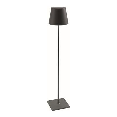 Zafferano , Lampe Poldina XXL, Lampe de Sol Rechargeable et Sans Fil avec Contrôle Tactile, Adaptée pour le Salon et l'Extérieur, Dimmer 2200-3000 K, Hauteur Réglable 69-150 cm, Couleur Gris Foncé Zafferano , Lampe Poldina XXL, Lampe de Sol Rechargeable et Sans Fil avec Contrôle Tactile, Adaptée pour le Salon et l'Extérieur, Dimmer 2200-3000 K, Hauteur Réglable 69-150 cm, Couleur Gris Foncé