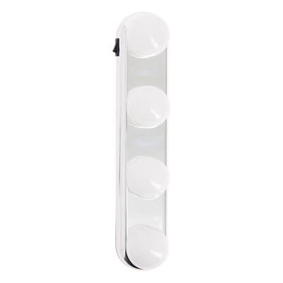 Xanlite ECM200PW Eclairage Lampe de Miroir LED-Piles 200 Lumens-Mode de Fixation par Ventouses (Inclus), vis (Non incluses) -Couleur Blanc Neutre Xanlite ECM200PW Eclairage Lampe de Miroir LED-Piles 200 Lumens-Mode de Fixation par Ventouses (Inclus), vis (Non incluses) -Couleur Blanc Neutre