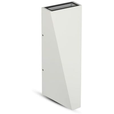 V-TAC Applique murale triangulaire moderne IP65 étanche pour jardin, garage, couloir, terrasse, 6 W 4000 K, lumière douce, aluminium, 6 W, blanc du jour V-TAC Applique murale triangulaire moderne IP65 étanche pour jardin, garage, couloir, terrasse, 6 W 4000 K, lumière douce, aluminium, 6 W, blanc du jour