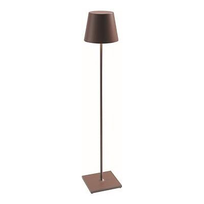 Zafferano , Lampe Poldina XXL, Lampe de Sol Rechargeable et Sans Fil avec Contrôle Tactile, Adaptée pour le Salon et l'Extérieur, Dimmer 2200-3000 K, Hauteur Réglable 69-150 cm, Couleur Corten Zafferano , Lampe Poldina XXL, Lampe de Sol Rechargeable et Sans Fil avec Contrôle Tactile, Adaptée pour le Salon et l'Extérieur, Dimmer 2200-3000 K, Hauteur Réglable 69-150 cm, Couleur Corten