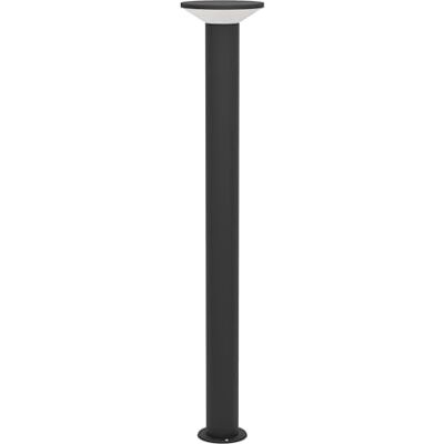 EGLO Lampadaire extérieur LED Rigosa, lampe de chemin sur pied, éclairage d'extérieur pour jardin et terrasse, métal noir et plastique blanc, blanc chaud, IP44 EGLO Lampadaire extérieur LED Rigosa, lampe de chemin sur pied, éclairage d'extérieur pour jardin et terrasse, métal noir et plastique blanc, blanc chaud, IP44