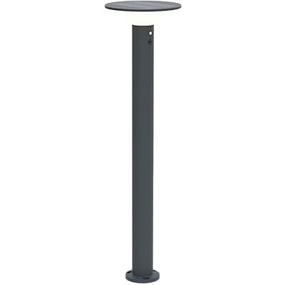 BOLD Lampe solaire LED pour allées, 60 cm (2 W/250 lm, 3000 K, avec détecteur de mouvement, certification IP44, aluminium solaire et USB-C, blanc chaud, montage avec vis ou piquet) gris plombé BOLD Lampe solaire LED pour allées, 60 cm (2 W/250 lm, 3000 K, avec détecteur de mouvement, certification IP44, aluminium solaire et USB-C, blanc chaud, montage avec vis ou piquet) gris plombé