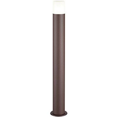 Trio Leuchten Hoosic 422260124 Lampadaire d'extérieur en aluminium couleur rouille acrylique blanc non inclus 1 ampoule E27 Trio Leuchten Hoosic 422260124 Lampadaire d'extérieur en aluminium couleur rouille acrylique blanc non inclus 1 ampoule E27
