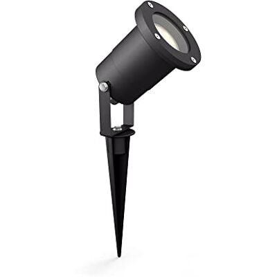 Philips PULED Spot au sol LED 1x5W/345lm Rond Noir Philips PULED Spot au sol LED 1x5W/345lm Rond Noir