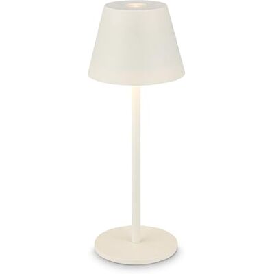 Briloner Lampe de table LED rechargeable IP44 avec tactile, intensité variable, batterie remplaçable, lampe LED, lampe de table sans fil, lumière extérieure, 6 x 16 cm, blanc cassé Briloner Lampe de table LED rechargeable IP44 avec tactile, intensité variable, batterie remplaçable, lampe LED, lampe de table sans fil, lumière extérieure, 6 x 16 cm, blanc cassé