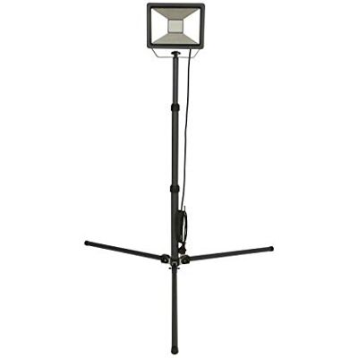 Unitec Projecteur LED avec trépied 50 W, 4000 lumens, câble de 3 m, 6500 K, anthracite, IP65, aluminium moulé sous pression, verre de sécurité, classe d'efficacité énergétique A+ Unitec Projecteur LED avec trépied 50 W, 4000 lumens, câble de 3 m, 6500 K, anthracite, IP65, aluminium moulé sous pression, verre de sécurité, classe d'efficacité énergétique A+