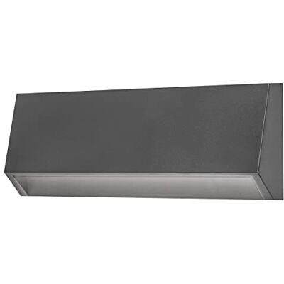 EMOS LED Treppenbeleuchtung für Außen, Neutralweiß (4000 K), Aufbau Orientierungslicht Helligkeit 150lm, ganze Nacht Stufenbeleuchtung 3W, 220–240 V, 16x7 cm, Dunkelgraue Farbe, ZC0117 EMOS LED Treppenbeleuchtung für Außen, Neutralweiß (4000 K), Aufbau Orientierungslicht Helligkeit 150lm, ganze Nacht Stufenbeleuchtung 3W, 220–240 V, 16x7 cm, Dunkelgraue Farbe, ZC0117