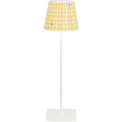 Zafferano , Lampe Poldina Pro avec Cover, Lampe de Table Rechargeable et Sans Fil avec Contrôle Tactile, Lampe d'Extérieur, Dimmer 2200-3000 K, Hauteur 38 cm, Couleur Blanc Jaune Citrons Zafferano , Lampe Poldina Pro avec Cover, Lampe de Table Rechargeable et Sans Fil avec Contrôle Tactile, Lampe d'Extérieur, Dimmer 2200-3000 K, Hauteur 38 cm, Couleur Blanc Jaune Citrons
