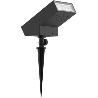 Lumisky Spot Solaire Projecteur à piquer en aluminium dimmable LED blanc orientable 180° SOLTEK H23cm Lumisky Spot Solaire Projecteur à piquer en aluminium dimmable LED blanc orientable 180° SOLTEK H23cm