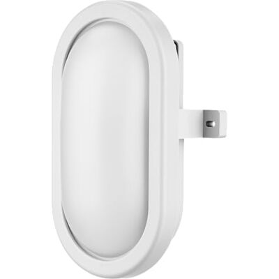 REV 2101020100 Lampe murale ovale LED pour cave IP44 10 W 800 lm Jusqu'à 25 000 h Blanc REV 2101020100 Lampe murale ovale LED pour cave IP44 10 W 800 lm Jusqu'à 25 000 h Blanc