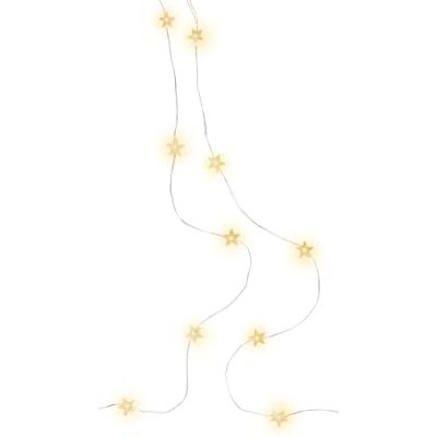 goobay 60332 Guirlande lumineuse à 20 LED en fil d'argent avec fonction minuteur Blanc chaud (3000 K) Fonctionne avec piles goobay 60332 Guirlande lumineuse à 20 LED en fil d'argent avec fonction minuteur Blanc chaud (3000 K) Fonctionne avec piles