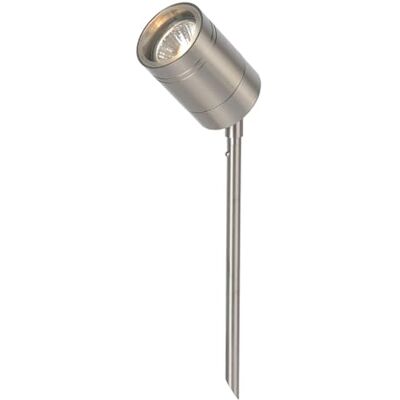 LUCIDE ARNE-LED Spot de jardin Ø 6,3 cm LED GU10 (MR16) 1x5W 2700K IP44 Chrome Dépoli LUCIDE ARNE-LED Spot de jardin Ø 6,3 cm LED GU10 (MR16) 1x5W 2700K IP44 Chrome Dépoli