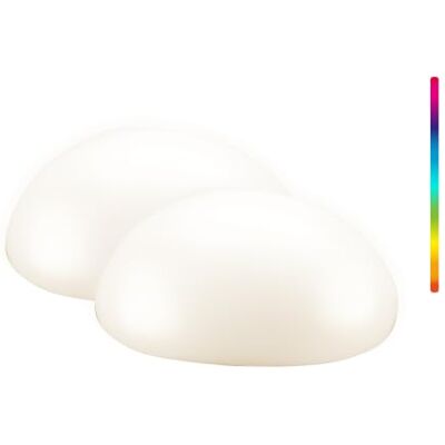 goobay Lot de 24 pierres solaires LED – Boule lumineuse RVB pour extérieur, IP44, résistant aux intempéries, lampe solaire, lampe décorative pour terrasse, balcon, jardin Éclairage d'ambiance avec goobay Lot de 24 pierres solaires LED – Boule lumineuse RVB pour extérieur, IP44, résistant aux intempéries, lampe solaire, lampe décorative pour terrasse, balcon, jardin Éclairage d'ambiance avec