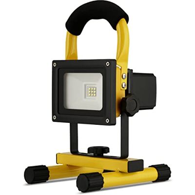 REV Spot Lampe de travail LED avec batterie, 7 W, 600 lm, IP44, noir/jaune REV Spot Lampe de travail LED avec batterie, 7 W, 600 lm, IP44, noir/jaune