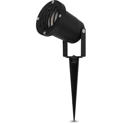 REV Éclairage de jardin Boîtier IP65 en aluminium, lampadaire extérieur orientable. 230 lm, 3 W. Câble 1,5 m, H : 32 cm, noir L430 REV Éclairage de jardin Boîtier IP65 en aluminium, lampadaire extérieur orientable. 230 lm, 3 W. Câble 1,5 m, H : 32 cm, noir L430