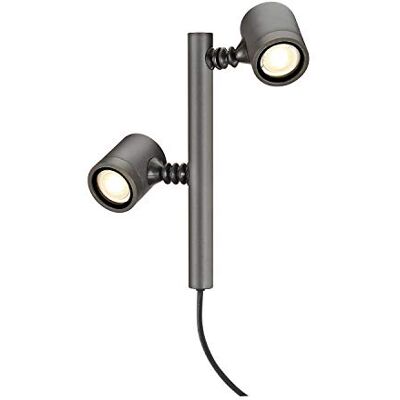 SLV MYRA 2 Aluminium Noir Double SLV MYRA 2 Aluminium Noir Double