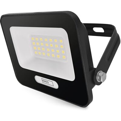 EMOS Projecteur LED en aluminium GLARO 20 W Projecteur étanche IP65 pour pièces humides et extérieur Super lumineux 2 000 lm, blanc neutre 4 000 K, durée de vie 20 000 h Câble de raccordement EMOS Projecteur LED en aluminium GLARO 20 W Projecteur étanche IP65 pour pièces humides et extérieur Super lumineux 2 000 lm, blanc neutre 4 000 K, durée de vie 20 000 h Câble de raccordement
