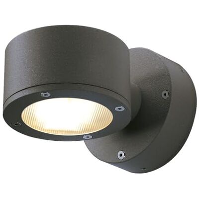 SLV Lampe murale SITRA Down-Light pour un éclairage extérieur efficace des murs et de l'entrée de la maison Projecteur LED, spot, applique murale, éclairage extérieur, lampe de jardin, lampadaire GX53, 9 W max. Classe d'efficacité énergétique à B-A+ SLV Lampe murale SITRA Down-Light pour un éclairage extérieur efficace des murs et de l'entrée de la maison Projecteur LED, spot, applique murale, éclairage extérieur, lampe de jardin, lampadaire GX53, 9 W max. Classe d'efficacité énergétique à B-A+
