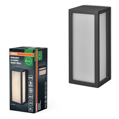 OSRAM APPLIQUE EXTERIEURE RADO W, gris foncé OSRAM APPLIQUE EXTERIEURE RADO W, gris foncé