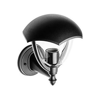 GTV GRANDE OS-GRAOOP-00 Lanterne d'extérieur classique LED E27 Lampe murale d'extérieur à économie d'énergie Éclairage d'ambiance de jardin classique Éclairage de terrasse Noir GTV GRANDE OS-GRAOOP-00 Lanterne d'extérieur classique LED E27 Lampe murale d'extérieur à économie d'énergie Éclairage d'ambiance de jardin classique Éclairage de terrasse Noir