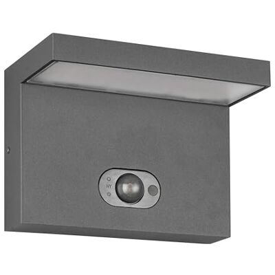 Trio Leuchten Applique murale solaire d’extérieur LED BLYDE 253569142, aluminium moulé sous pression anthracite, LED 5 watts, fonctionnement hybride solaire/secteur, Trio Leuchten Applique murale solaire d’extérieur LED BLYDE 253569142, aluminium moulé sous pression anthracite, LED 5 watts, fonctionnement hybride solaire/secteur,