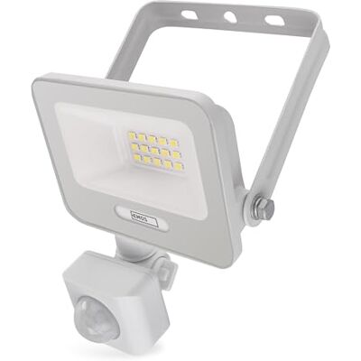 EMOS Projecteur LED en aluminium GLARO 10 W avec capteur Étanchéité IP54 pour pièces humides et extérieur Super lumineux 1 000 lm, blanc neutre 4 000 K, durée de vie 20 000 h Câble de EMOS Projecteur LED en aluminium GLARO 10 W avec capteur Étanchéité IP54 pour pièces humides et extérieur Super lumineux 1 000 lm, blanc neutre 4 000 K, durée de vie 20 000 h Câble de