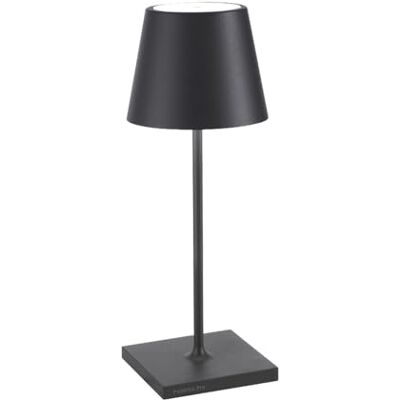 Zafferano , Poldina Pro Mini, Lampe de Table Rechargeable et Sans Fil avec Contrôle Tactile, Utilisable également comme Lampe d'Extérieur, Dimmer 2200-3000 K, Hauteur 30 cm, Couleur Gris Foncé Zafferano , Poldina Pro Mini, Lampe de Table Rechargeable et Sans Fil avec Contrôle Tactile, Utilisable également comme Lampe d'Extérieur, Dimmer 2200-3000 K, Hauteur 30 cm, Couleur Gris Foncé