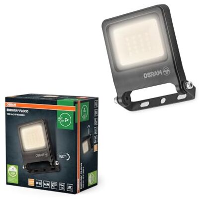 OSRAM Projecteur LED ENDURA FLOOD PC 10 W 3 000 K Gris OSRAM Projecteur LED ENDURA FLOOD PC 10 W 3 000 K Gris