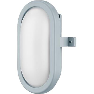 REV 00210101101010 Lampe de cave ovale LED IP44 Gris 10 W 800 lm REV 00210101101010 Lampe de cave ovale LED IP44 Gris 10 W 800 lm
