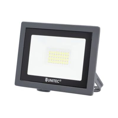 Unitec Spot LED extérieur extérieur 20 W 1600 lm 6500 K Anthracite IP65 Aluminium moulé sous pression Verre de sécurité avec connecteur de câble et support de montage rapide Unitec Spot LED extérieur extérieur 20 W 1600 lm 6500 K Anthracite IP65 Aluminium moulé sous pression Verre de sécurité avec connecteur de câble et support de montage rapide