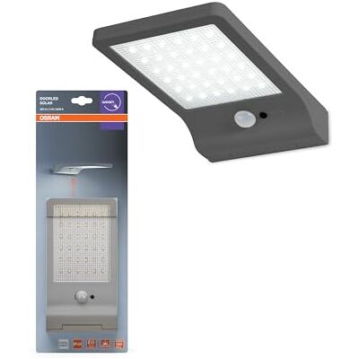 OSRAM Door Lampe d'extérieur LED solaire 4000K argent DoorLED Solar Sensor, Spot lights and ceiling spots, Argent, 30000 h, Pack de 1 OSRAM Door Lampe d'extérieur LED solaire 4000K argent DoorLED Solar Sensor, Spot lights and ceiling spots, Argent, 30000 h, Pack de 1