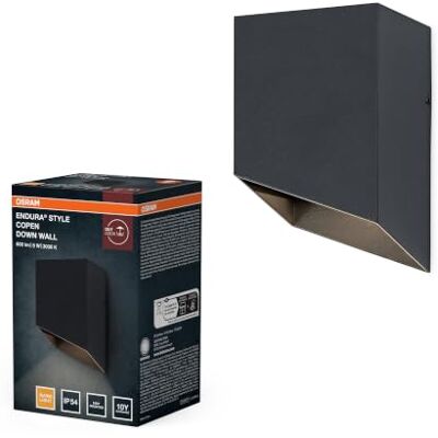 OSRAM Applique murale extérieure Gris foncé, IP54, blanc chaud, 3000 K ENDURA Style Copen, Outdoor Lighting (Special), Gris foncé, 25000 h, Pack de 1 OSRAM Applique murale extérieure Gris foncé, IP54, blanc chaud, 3000 K ENDURA Style Copen, Outdoor Lighting (Special), Gris foncé, 25000 h, Pack de 1