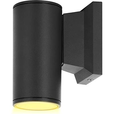 Aigostar Applique Murale Extérieur GU10 Aluminium Éclairage Extérieur, IP65 Étanche Lampe Murale pour Jardin Couloir Entrée Patio, Ampoule non Incluse, Noir Aigostar Applique Murale Extérieur GU10 Aluminium Éclairage Extérieur, IP65 Étanche Lampe Murale pour Jardin Couloir Entrée Patio, Ampoule non Incluse, Noir