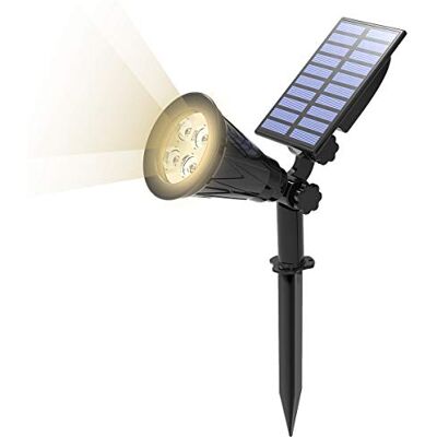 Sun Projeteur Solaire Exterior Solaire Lampe Jardin 180° Régulable 4000K Blanc Naturel Sans Fil Étanche IP65 Pour Jardin Cour Chemin Allée Sun Projeteur Solaire Exterior Solaire Lampe Jardin 180° Régulable 4000K Blanc Naturel Sans Fil Étanche IP65 Pour Jardin Cour Chemin Allée