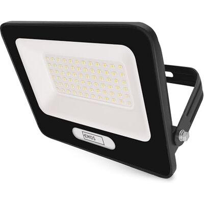 EMOS Projecteur LED en aluminium GLARO 50 W Projecteur étanche IP65 pour pièces humides et extérieur Super lumineux 5 000 lm, blanc neutre 4 000 K, durée de vie 20 000 h Câble de raccordement EMOS Projecteur LED en aluminium GLARO 50 W Projecteur étanche IP65 pour pièces humides et extérieur Super lumineux 5 000 lm, blanc neutre 4 000 K, durée de vie 20 000 h Câble de raccordement