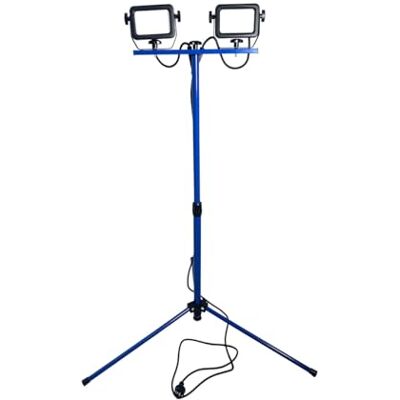 as - Schwabe as Schwabe Optiline 46691 Projecteur de travail LED 2 x 30 W 3600 lumens avec trépied – Hauteur réglable 0,8-1,35 m – Câble de raccordement de 2 m – Boîtier en acier IP65 – Robuste et durable as - Schwabe as Schwabe Optiline 46691 Projecteur de travail LED 2 x 30 W 3600 lumens avec trépied – Hauteur réglable 0,8-1,35 m – Câble de raccordement de 2 m – Boîtier en acier IP65 – Robuste et durable