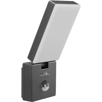 Maclean Détecteur de mouvement PIR Lampe LED 10W IP65 800lm 4000K (Gris) Maclean Détecteur de mouvement PIR Lampe LED 10W IP65 800lm 4000K (Gris)