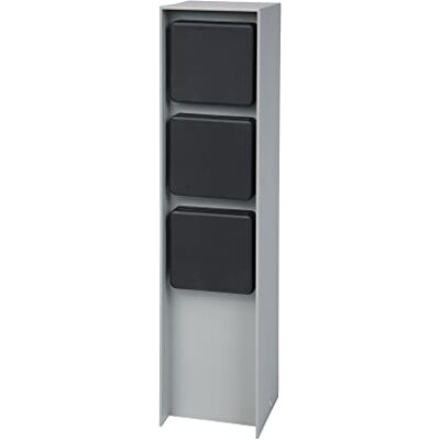 BOLD Abano 19554 Prise d'extérieur Pour jardin Avec 3 prises Gris clair IP44-3680 W Carré Montage facile Emballage sans plastique BOLD Abano 19554 Prise d'extérieur Pour jardin Avec 3 prises Gris clair IP44-3680 W Carré Montage facile Emballage sans plastique