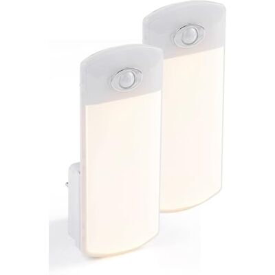 Northpoint Lot de 2 lampes de poche LED blanches Applique murale multifonction Détecteur de mouvement Charge à induction Batterie d'urgence Lampe de secours Panne de courant (grand Northpoint Lot de 2 lampes de poche LED blanches Applique murale multifonction Détecteur de mouvement Charge à induction Batterie d'urgence Lampe de secours Panne de courant (grand