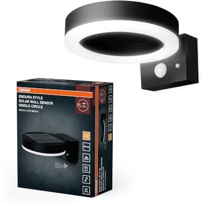 OSRAM Applique , solaire, noire, acier inoxydable, IP44 ENDURA Style Solar, Outdoor Lanterns, Noir, 50000 h, Pack de 1 OSRAM Applique , solaire, noire, acier inoxydable, IP44 ENDURA Style Solar, Outdoor Lanterns, Noir, 50000 h, Pack de 1