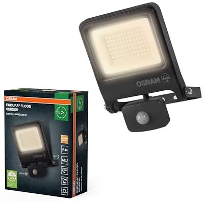 OSRAM Projecteur Extérieur avec Capteur ENDURA Flood 50W 3000K Gris IP65 OSRAM Projecteur Extérieur avec Capteur ENDURA Flood 50W 3000K Gris IP65