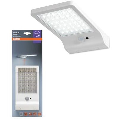 OSRAM Éclairage extérieur LED pour porte blanc IP44 capteur solaire OSRAM Éclairage extérieur LED pour porte blanc IP44 capteur solaire