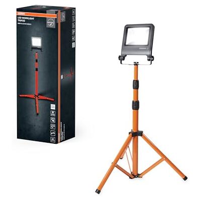 OSRAM Lampe de travail Trépied 1×50W IP65 4500lm trépied rotatif LED Worklight Tripod, Outdoor Lighting (Special), Gris foncé, 25000 h, Pack de 1 OSRAM Lampe de travail Trépied 1×50W IP65 4500lm trépied rotatif LED Worklight Tripod, Outdoor Lighting (Special), Gris foncé, 25000 h, Pack de 1