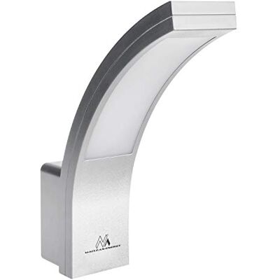 Maclean MCE343 Lampe LED pour façade extérieure 10 W 800 lm IP54 4000 K Blanc neutre (argent) Maclean MCE343 Lampe LED pour façade extérieure 10 W 800 lm IP54 4000 K Blanc neutre (argent)
