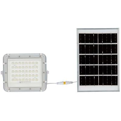 V-TAC VT-80W-W 7842 Spot Solaire Blanc Neutre Blanc V-TAC VT-80W-W 7842 Spot Solaire Blanc Neutre Blanc
